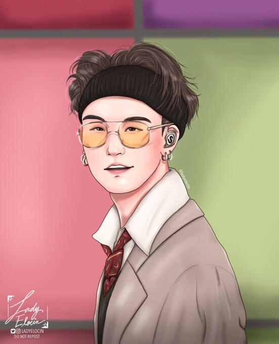 Half-body Art (Simple Background)