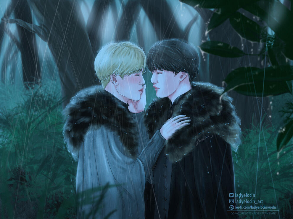 Half-Body Art (Full Spread Art)